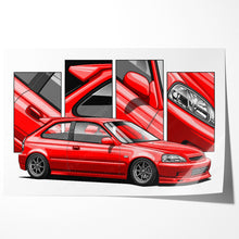 Load image into Gallery viewer, Honda Civic 06th Gen Hatchback 1999 - 2000 EK #193 - #201