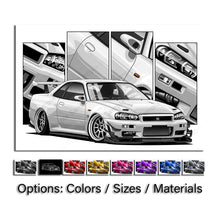 Load image into Gallery viewer, Nissan Skyline GTR R34 #019 - #027