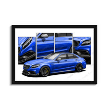 Load image into Gallery viewer, Mercedes C63 Sedan #009 - 0017
