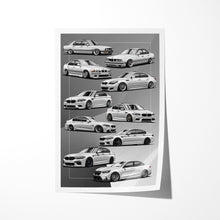 Load image into Gallery viewer, BMW 5 Series M5 Generations E28 E34 E39 E60 E61 F10 F90 G90 G99 #037
