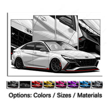 Load image into Gallery viewer, Hyundai Elantra N 7th Gen Pre-face 2021-2023 #055- #063
