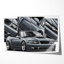 Load image into Gallery viewer, Ford Mustang 4th Gen 1999 2000 2001 2002 2003 2004 Cobra New Edge Convertible #055 - #063
