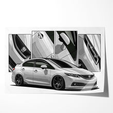 Load image into Gallery viewer, Honda Civic 2013-2015 Gen 9b Sedan
