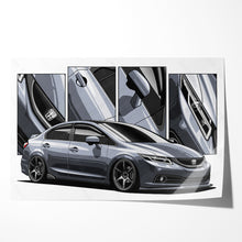 Load image into Gallery viewer, Honda Civic 2013-2015 Gen 9b Sedan

