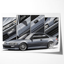 Load image into Gallery viewer, Acura Integra 2nd Gen 1989 - 1993 Hatchback DA DB2 GS-R #084 - #092
