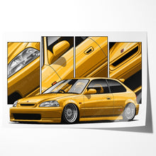 Load image into Gallery viewer, Honda Civic 06th Gen Hatchback 1996 - 2000 EK #463 - #471
