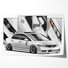 Load image into Gallery viewer, Honda Civic 08th Gen Sedan 2009 - 2011 Facelift #130 - #138
