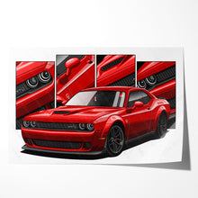 Load image into Gallery viewer, Dodge Challenger 2015-2018 Hellcat Pre-face #128 - #136

