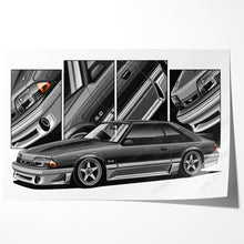Load image into Gallery viewer, Ford Mustang 1987-1993 Gen 3b Fox Body Aero Nose
