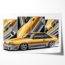 Load image into Gallery viewer, Ford Mustang 1987-1993 Gen 3b Fox Body Aero Nose
