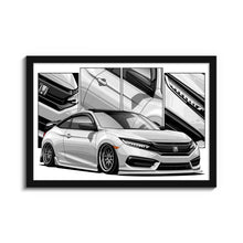 Load image into Gallery viewer, Honda Civic 10th Gen Coupe 2016 - 2018 Pre-face #184 - #192
