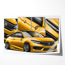 Load image into Gallery viewer, Honda Civic 10th Gen Coupe 2016 - 2018 Pre-face #184 - #192
