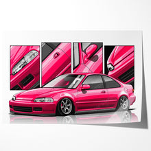 Load image into Gallery viewer, Honda Civic 05th Gen Coupe 1992 - 1995 EJ #211 - #219
