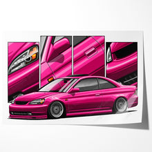 Load image into Gallery viewer, Honda Civic 07th Gen Coupe 2001 - 2003 Pre-face #055 - #063

