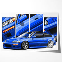 Load image into Gallery viewer, Honda CRX 2nd Gen 1988 - 1991 Mugen #121 - #129
