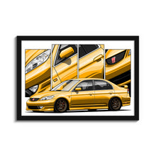 Load image into Gallery viewer, Honda Civic 07th Gen Sedan 2004 2005 Facelift #418 - #426
