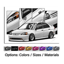 Load image into Gallery viewer, Honda Civic 07th Gen Sedan 2001 - 2003 Pre-face #064 - #072

