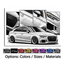 Load image into Gallery viewer, Audi A3 S3 RS3 3rd Gen Facelift #080- #088
