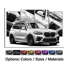 Load image into Gallery viewer, BMW X5 M F95 2020 - 2023 #560- #568
