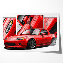Load image into Gallery viewer, Mazda Miata NC1 MX5 #122- #130
