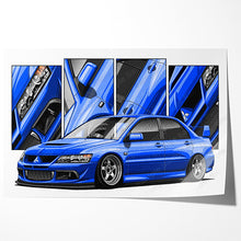 Load image into Gallery viewer, Mitsubishi Evo 08 Lancer Evo VIII #078- #086
