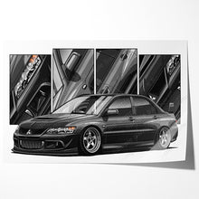 Load image into Gallery viewer, Mitsubishi Evo 08 Lancer Evo VIII #078- #086
