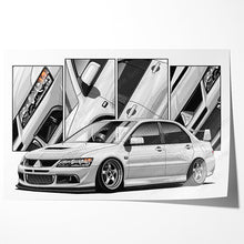 Load image into Gallery viewer, Mitsubishi Evo 08 Lancer Evo VIII #078- #086
