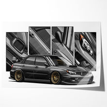 Load image into Gallery viewer, Subaru WRX Impreza 2006-2007 STI Hawk Eye Sedan #101 - #109
