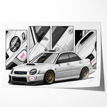 Load image into Gallery viewer, Subaru WRX Impreza 2001-2003 STI Bug Eye Sedan #074 - #082
