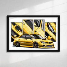 Load image into Gallery viewer, Subaru WRX Impreza 2006-2007 STI Hawk Eye Sedan #101 - #109
