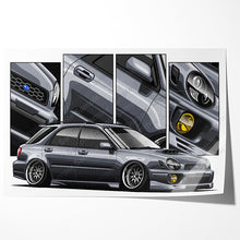 Load image into Gallery viewer, Subaru WRX Impreza 2001-2003 STI Bug Eye Wagon #128 - #136
