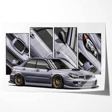 Load image into Gallery viewer, Subaru WRX Impreza 2006-2007 STI Hawk Eye Sedan #101 - #109
