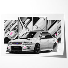Load image into Gallery viewer, Subaru WRX Impreza 1992-2000 STI Mean Eye Sedan #119 - #127
