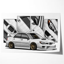 Load image into Gallery viewer, Subaru WRX Impreza 2006-2007 STI Hawk Eye Sedan #101 - #109
