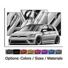 Load image into Gallery viewer, Volkswagen Golf MK7 R #001- #009
