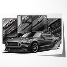 Load image into Gallery viewer, Ford Mustang 6th Gen S550 2018 2019 2020 2021 2022 2023 Facelift #238 - #246
