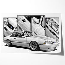 Load image into Gallery viewer, Ford Mustang 3rd Gen Fox Body Aero Nose Notchback 1987 1988 1989 1990 1991 1992 1993 #164- #172
