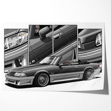 Load image into Gallery viewer, Ford Mustang 3rd Gen Fox Body Aero Nose Convertible 1987 1988 1989 1990 1991 1992 1993 #037- #045
