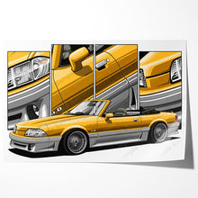 Load image into Gallery viewer, Ford Mustang 3rd Gen Fox Body Aero Nose Convertible 1987 1988 1989 1990 1991 1992 1993 #037- #045
