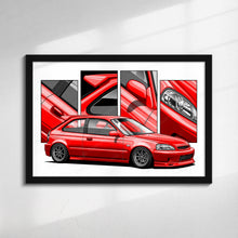 Load image into Gallery viewer, Honda Civic 06th Gen Hatchback 1999 - 2000 EK #193 - #201
