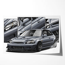 Load image into Gallery viewer, Honda Civic 06th Gen Hatchback 1999 - 2000 Type R #625-633
