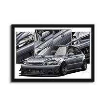 Load image into Gallery viewer, Honda Civic 06th Gen Hatchback 1999 - 2000 Type R #625-633
