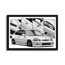 Load image into Gallery viewer, Honda Civic 06th Gen Hatchback 1999 - 2000 Type R #643-#651
