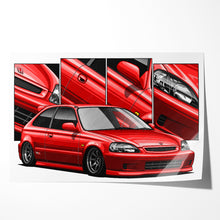 Load image into Gallery viewer, Honda Civic 06th Gen Hatchback 1999 - 2000 Type R #643-#651
