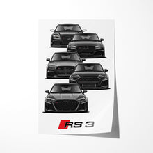Load image into Gallery viewer, Audi RS3 Generations A3 S3 RS3
