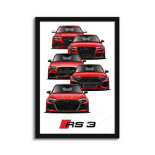 Load image into Gallery viewer, Audi RS3 Generations A3 S3 RS3
