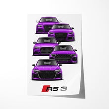 Load image into Gallery viewer, Audi RS3 Generations A3 S3 RS3
