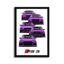 Load image into Gallery viewer, Audi RS3 Generations A3 S3 RS3
