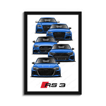 Load image into Gallery viewer, Audi RS3 Generations A3 S3 RS3
