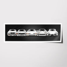 Load image into Gallery viewer, Toyota Supra Generations MK1 MK2 MK3 MK4 MK5 #800
